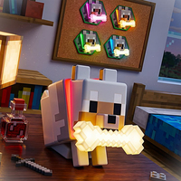 Lampe de nuit LED moderne à modèle RGB, rechargeable par USB, à changement de couleur, lampe de bureau créative, cadeau pour salle de jeux, décoration de chambre d'enfant