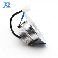 Plafonnier LED circulaire encastré en métal 408C-01 pour ascenseur, idéal pour hôtels, villas, entrepôts et éclairage automobile