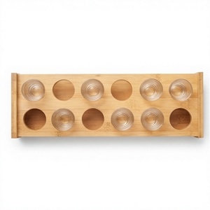 Support à verres en bois de qualité supérieure – Organisateur élégant et durable, idéal pour la maison, la cuisine et la salle à manger, fabriqué en Inde - Product Image 5