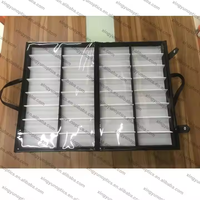 32 pièces paquet de lunettes de soleil stock prêt valise d'affichage portable pratique étui à lunettes valise de lunettes de soleil