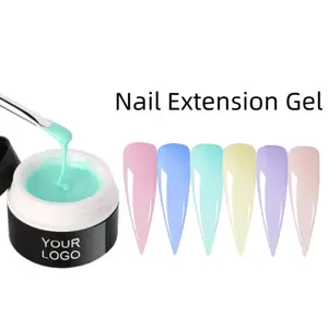 Quick Building Gel Acrylic UV White Clear Gel Nail Builder Manicure For Nail Extension