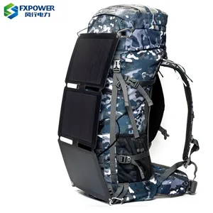 Дорожный туристический рюкзак DAS на 50 л с солнечной батареей и складной солнечной панелью, водонепроницаемый уличный рюкзак для альпинизма с Usb
