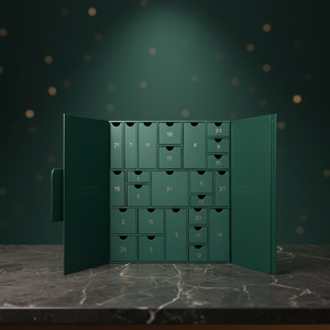 Caja Rígida de Lujo Personalizada para Navidad, Calendario de Adviento de 12 Días, Caja de Belleza con Logotipo en Lámina Dorada, Caja Sorpresa, Caja de Regalo de Cumpleaños - Product Image 3