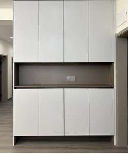 <span class=keywords><strong>Scarpiera</strong></span> in <span class=keywords><strong>Legno</strong></span> Massello Multistrato Grande Capacità M11, Mobile Contenitore in Metallo dal Design Moderno e Semplice per Ingresso Domestico - Product Image 2
