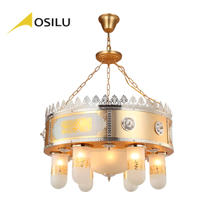 Đèn chùm pha lê sang trọng hiện đại với giải pháp trang trí trong nhà thả ánh sáng cho khách sạn và nhà thờ Hồi giáo đặt hàng số lượng lớn - Product Image 3