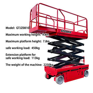 <span class=keywords><strong>Platform</strong></span> Angkat 8M Self-Propelled Electric Scissor Lift <span class=keywords><strong>Heavy</strong></span> <span class=keywords><strong>Duty</strong></span> Aerial <span class=keywords><strong>Work</strong></span> <span class=keywords><strong>Platform</strong></span> Self-propelled Hydraulic Lifting <span class=keywords><strong>Platform</strong></span> - Product Image 2