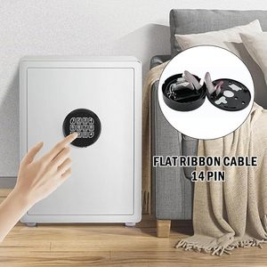 Caja Fuerte Digital Electrónica Antirrobo y Duradera con Cerradura de Teclado y Solenoide para Hogar/Gabinete/Pistola/Caja, Material de Aleación de Zinc - Product Image 6
