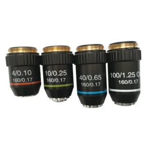 High Quality Of Objective Microscope 10x Lens