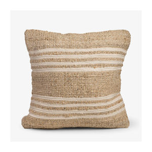 ปลอกหมอนปอกระเจาธรรมชาติทำด้วยมือหมอนผ้าทอลายทางเป็นมิตรกับสิ่งแวดล้อมปรับแต่งได้ - Product Image 1