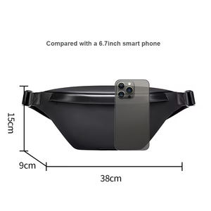 Op maat gemaakte vintage PU lederen luxe heuptas designer crossbody riemtas etui premium buiktas heuptas voor heren - Product Image 2