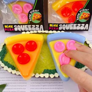 Jouets anti-stress Botu de haute qualité, nouveaux, 12 pièces/boîte, jouets anti-stress en forme de pizza, jouets sensoriels en TPR, jouets squishy - Product Image 5