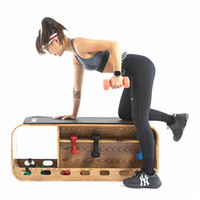 FRE Profession Multifonctionnel Bois Musculation Haltère Banc D'exercice Banc Intérieur Maison Gym Poste De Travail