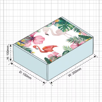 Boîte cadeau en papier écologique avec impression de logo personnalisée pour petites entreprises, gaufrage, laminage mat, emballage pour envoi postal