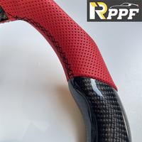 Volant en fibre de carbone avec logo personnalisé RPPF pour Acura TL 2009-2014/2016-18ILX/2010-13ZDX/2013-18RDX