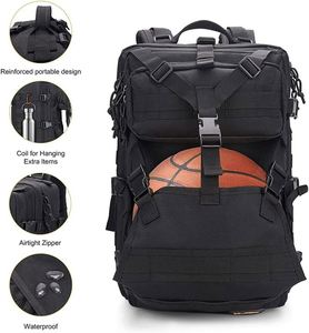 Sac à dos tactique Oxford pour hommes, porte-casque et rangement, idéal pour la moto, accessoires/cadeaux - Product Image 6