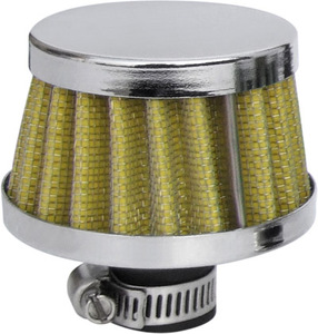 <span class=keywords><strong>Kn</strong></span> Filtro de Cono de Entrada de Aire Universal Cónico Redondo de 3 "Cromo Coche/Camión/SUV - Product Image 4