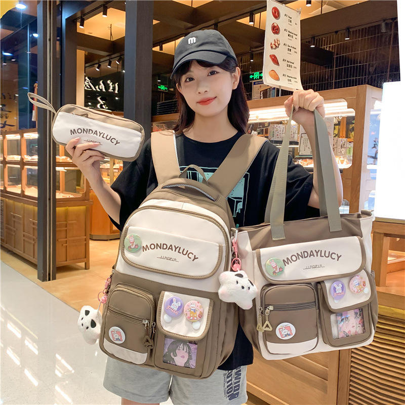 Sac bandoulière kaki [4 badge rond] - standard