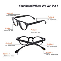 Armazón de Lentes Ópticas de Metal de Diseño Moderno 2025, Estilo Rectangular con Estampado de Colores, Armazones de Lentes de Negocios Unisex