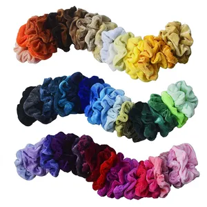 2024 Trending Hot Products Scrunchies Designer Verkoopt Haar Scrunchies Fluwelen Scrunchies Voor Vrouwen