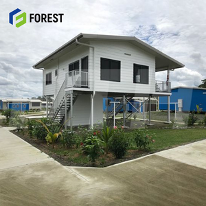 Villa préfabriquée moderne de luxe à deux étages avec structure en acier léger - Product Image 1