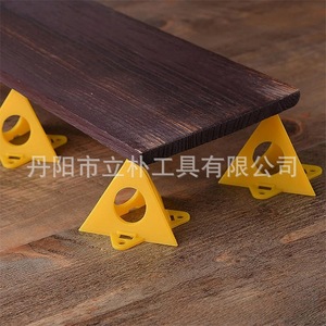 Mr Drill Pyramid Tripod <b>Bracket</b> 10pcs Yellow Plastic Paint Spraying Stand Auxiliary Pad Woodworking Painting Rack - Product Image 2
