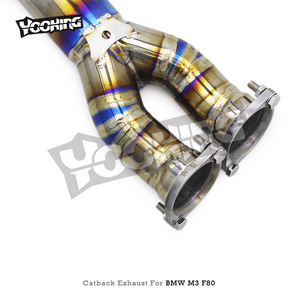Yooking Performance Titanium Catback para <span class=keywords><strong>BMW</strong></span> M3/<span class=keywords><strong>M4</strong></span> F80 F82 F83 S55 3,0 T 2015-2019 silenciador de tubo de <span class=keywords><strong>escape</strong></span> Catback SISTEMA DE <span class=keywords><strong>Escape</strong></span> - Product Image 5