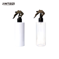 Botol Lotion Plastik Transparan Hitam Grosir Kosmetik 50ml-350ml dengan Logo Custom dan Pompa