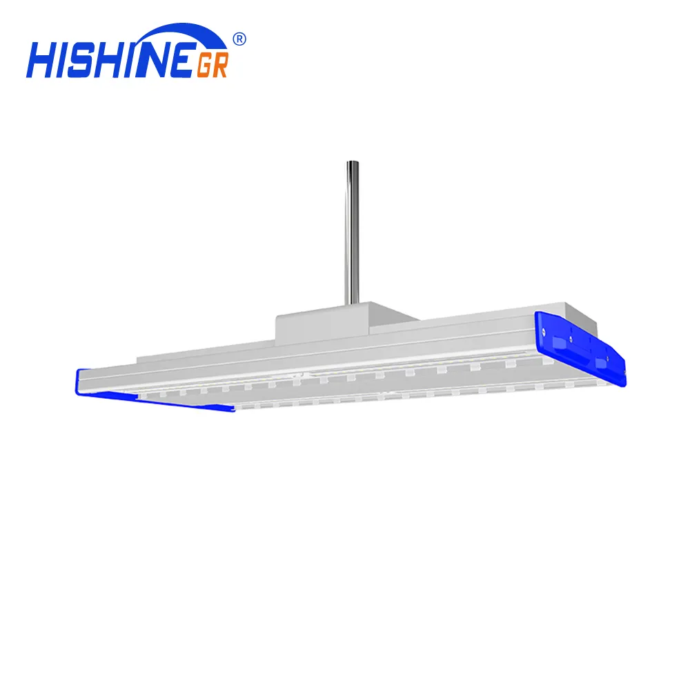 Hishine K5 LED Linear High Bay, lampu Led Linear Teluk tinggi untuk gudang kualitas tinggi