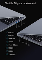 Laptop Notebook Komputer Terbaru 2026 15.6 Inch RAM 8GB 256GB Core Portabel CPU Level I9 Laptop Gaming