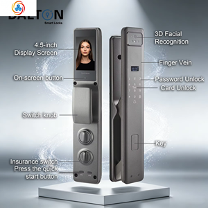Dalton P90 Télécommande sans limitation de distance via l'application Nouvelle serrure de porte intelligente en aluminium Dernière technologie - Product Image 5