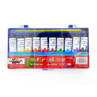 Fournitures d'art en gros, palette en plastique de 12 couleurs, ensemble de peinture à l'aquarelle, non toxique, respectueux de l'environnement, pour papier et toile