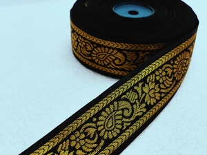 Chaîne en strass sur mesure 100% coton écologique pour chaussures et sacs - Designers de motifs exclusifs et fournisseurs de garnitures - Product Image 3