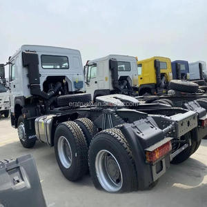 Camion tracteur d'occasion SINOTRUCK Howo 371ch 6x4 10 roues, moteur diesel, conduite à gauche, caméra arrière, haute qualité, vente directe usine Chine - Product Image 5