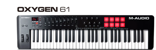 M-AUDIO Oxygen MKV 61-key Keyboard Controller Professional Half Counterweight Music Arrangement MIDI Keyboard