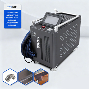 Machine de soudage laser Pratt, outils de décapage de peinture, d'huile et de rouille, machine refroidie par air, alimentation en fil intégrée, Everfoton 800W - Product Image 1