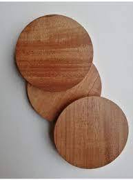 Bois rond coaster Maison & Jardin Cuisine et De Table coaster Décorer bois naturel couleur coaster pour Offre Spéciale - Product Image 4