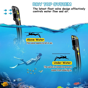 180 Degree <strong>Silicone</strong> for Diving Mask Snorkel Set <strong>Underwater</strong> Swimming Adult Spearfishing Snorkeling Diving Gear Durable - Product Image 4