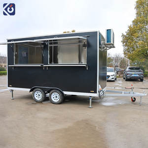 CAMPTRL Cuisine mobile personnalisée, chariot de restauration, camion de restauration rapide, camion de tacos, camion de barbecue, remorque alimentaire avec équipement de cuisine complet - Product Image 1