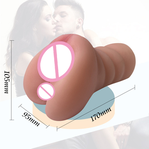 Masturbadores Masculinos Realistas, Vagina de Bolsillo con Textura de Piel Realista en 3D, 2 Canales, Doble Orificio, Vagina Gruesa, Ano Apretado, Juguetes Sexuales para Hombres - Product Image 4