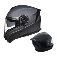 Casque de course personnalisé Protection ABS Moto Vélo Casque modulaire cool pour moto Casque rabattable Tout-terrain Casques de moto