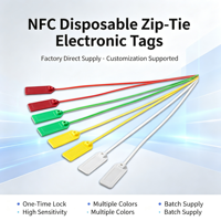 Autocollant intelligent NFC personnalisé, étiquette RFID 25 mm avec 144 Mo de mémoire et 100 000 cycles de réécriture pour le suivi des événements bibliothécaires et du mobilier