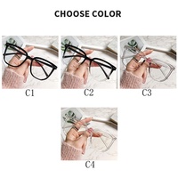Lunettes d'ordinateur filtre à la lumière bleue bon marché lunettes noires anti-lumière bleue montures de lunettes 2025
