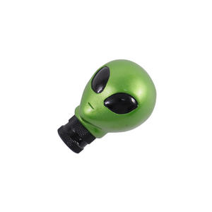 हरे चूना एलियन ufo गियर शिफ्ट नॉब एल्यूमीनियम मिश्र धातु कार गियर नॉब 8 सेमी गियर नॉब मैनुअल कार प्रतिस्थापन के लिए कार - Product Image 5