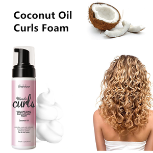 <span class=keywords><strong>Mousse</strong></span> naturelle bouclée à l'huile <span class=keywords><strong>de</strong></span> coco pour cheveux, 25 ml, <span class=keywords><strong>boucles</strong></span> à activation active, volume important, pour bermuda privée - Product Image 1