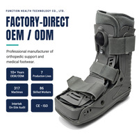 Botte pneumatique gonflable F4212 Air Walker à coque intégrale pour la récupération des fractures de la cheville et des fractures de fatigue