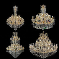 Lustre en verre et cristal de luxe pour grande villa européenne, hôtel, salle de mariage, hall d'entrée, escalier, salle de bal
