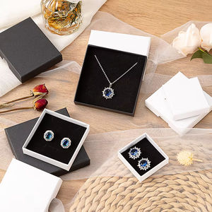 Caja de Joyería de Calidad con Logotipo Personalizado, Empaque de Papel para Joyería, Caja de Regalo para Anillos, Collares y Pendientes - Product Image 2