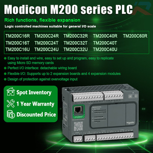 SCH-neider Modicon ชุด M200 TM200C32U โมดูล PLC โมดูลอินพุต/ เอาต์พุต32ช่อง TM200C32U คอนโทรลเลอร์ลตรรกะที่ตั้งโปรแกรมได้ - Product Image 4
