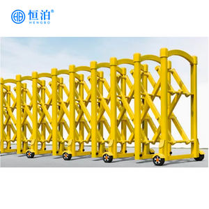 Clôture de Sécurité Rétractable Pliable <span class=keywords><strong>en</strong></span> Acier Inoxydable HengBo Industrial Gym avec Design Écologique Durable Porte à Manivelle - Product Image 5