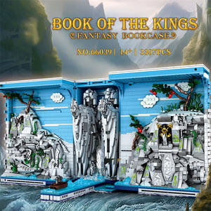 Juego de bloques de construcción del Libro DE LOS Reyes, montaje de ladrillos, regalo de cumpleaños de Navidad, estatua de Piedra de construcción, juguetes ornamentales para niños - Product Image 3